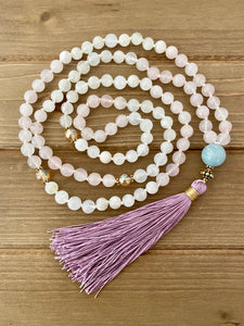 Lotus Moon Mala Necklace